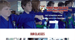 Desktop Screenshot of familymartialarts.co.nz